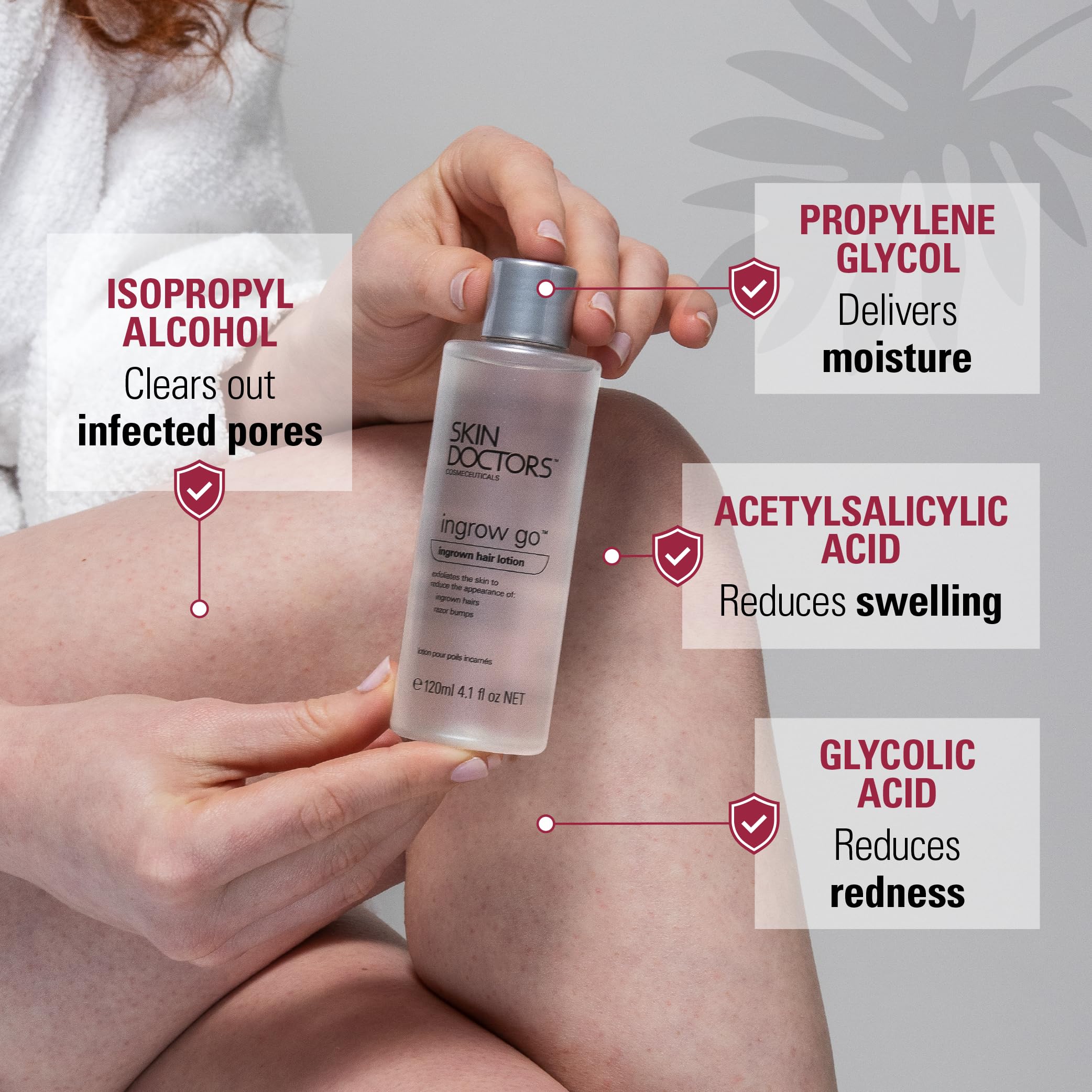 Skin Doctors Ingrow Go Ingrown Hair Lotion 120mls